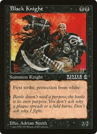 Black Knight (Oversized) [Oversize Cards] | Game Haven TX