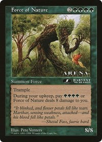 Force of Nature (Oversized) [Oversize Cards] | Game Haven TX