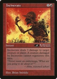 Incinerate (Oversized) [Oversize Cards] | Game Haven TX