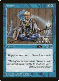 Meditate (Oversized) [Oversize Cards] | Game Haven TX