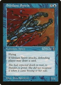 Sibilant Spirit (Oversized) [Oversize Cards] | Game Haven TX