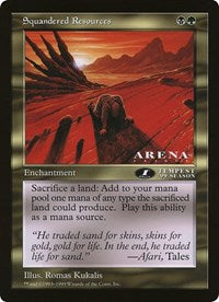 Squandered Resources (Oversized) [Oversize Cards] | Game Haven TX