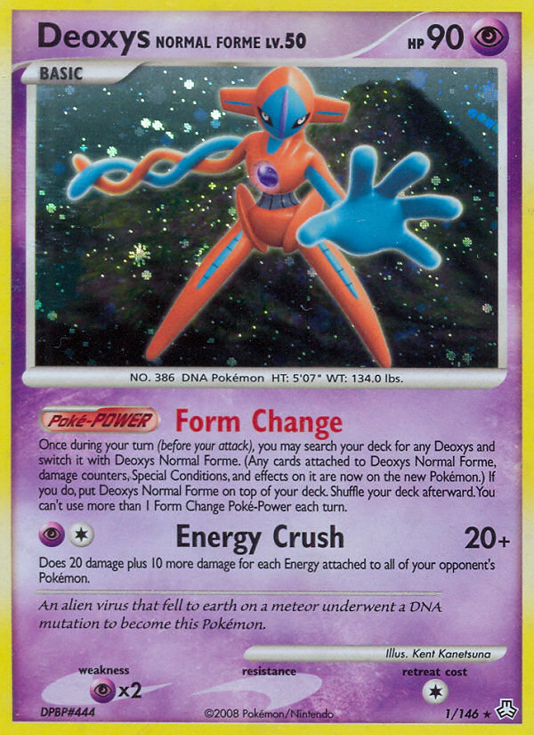 Deoxys Normal Forme (1/146) [Diamond & Pearl: Legends Awakened] | Game Haven TX