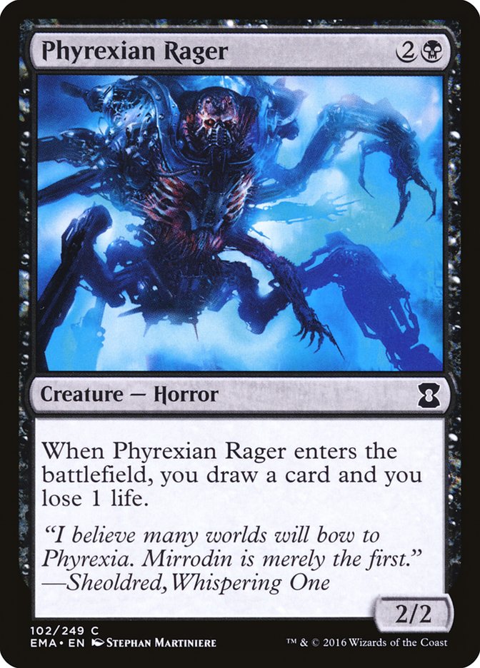 Phyrexian Rager [Eternal Masters] | Game Haven TX