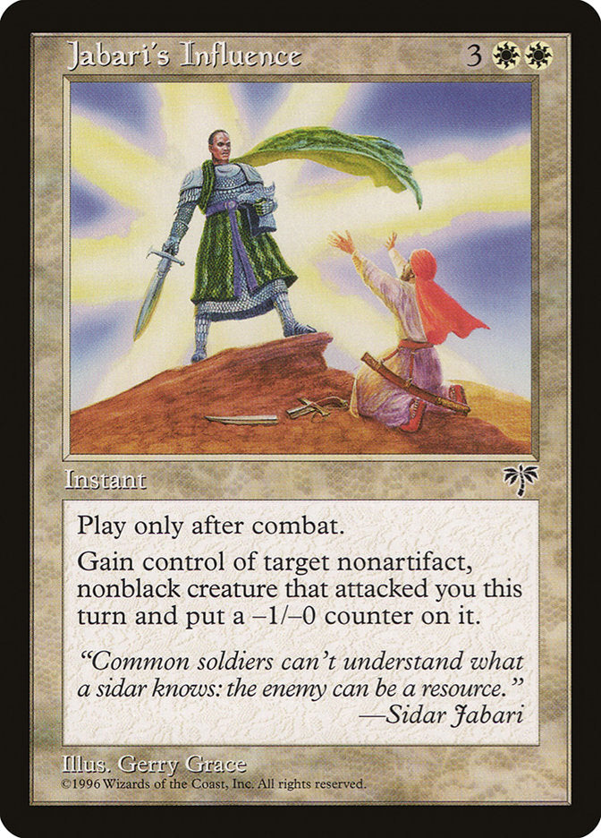 Jabari's Influence [Mirage] | Game Haven TX