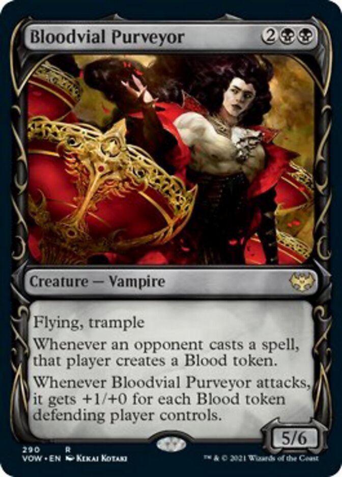 Bloodvial Purveyor (Showcase Fang Frame) [Innistrad: Crimson Vow] | Game Haven TX
