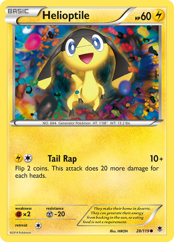 Helioptile (28/119) [XY: Phantom Forces] | Game Haven TX