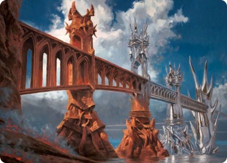 Silverbluff Bridge Art Card [Modern Horizons 2 Art Series] | Game Haven TX