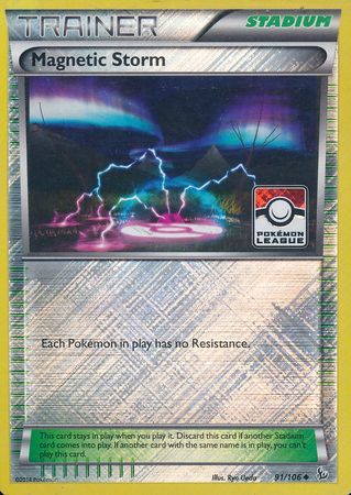 Magnetic Storm (91/106) (League Promo) [XY: Flashfire] | Game Haven TX