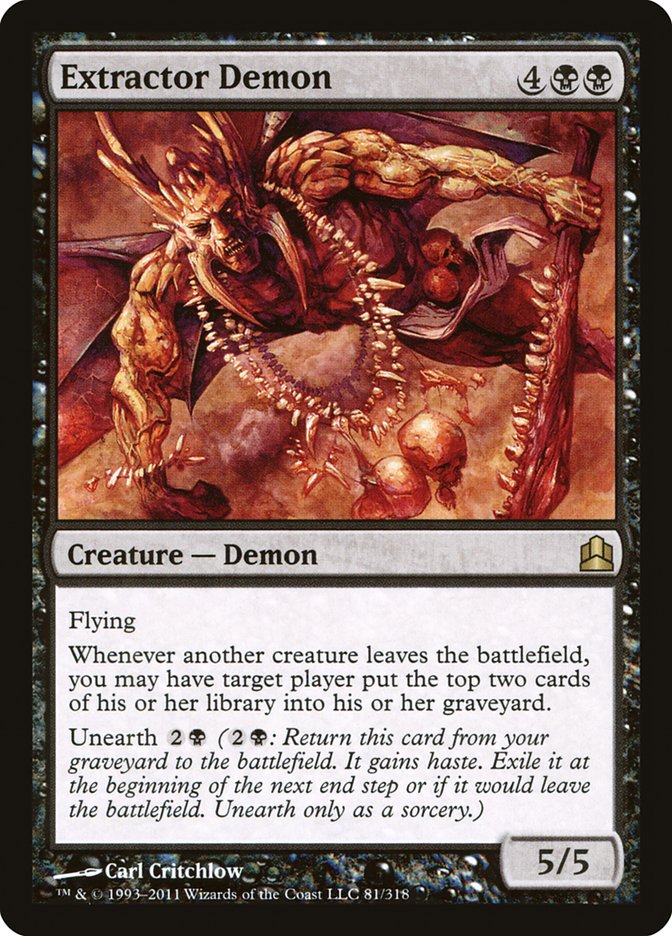 Extractor Demon [Commander 2011] | Game Haven TX