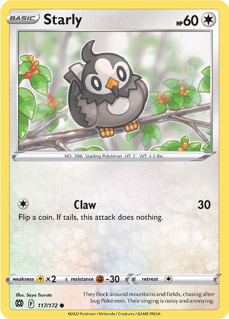 Starly (117/172) [Sword & Shield: Brilliant Stars] | Game Haven TX
