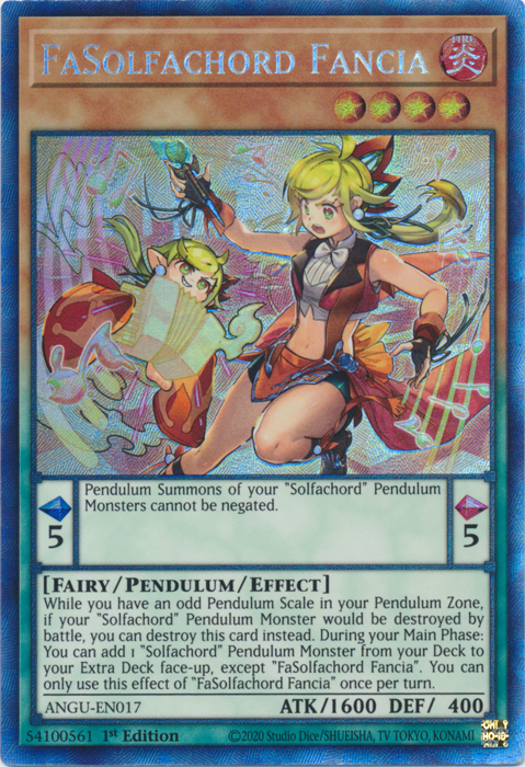 FaSolfachord Fancia (Collector's Rare) [ANGU-EN017] Collector's Rare | Game Haven TX