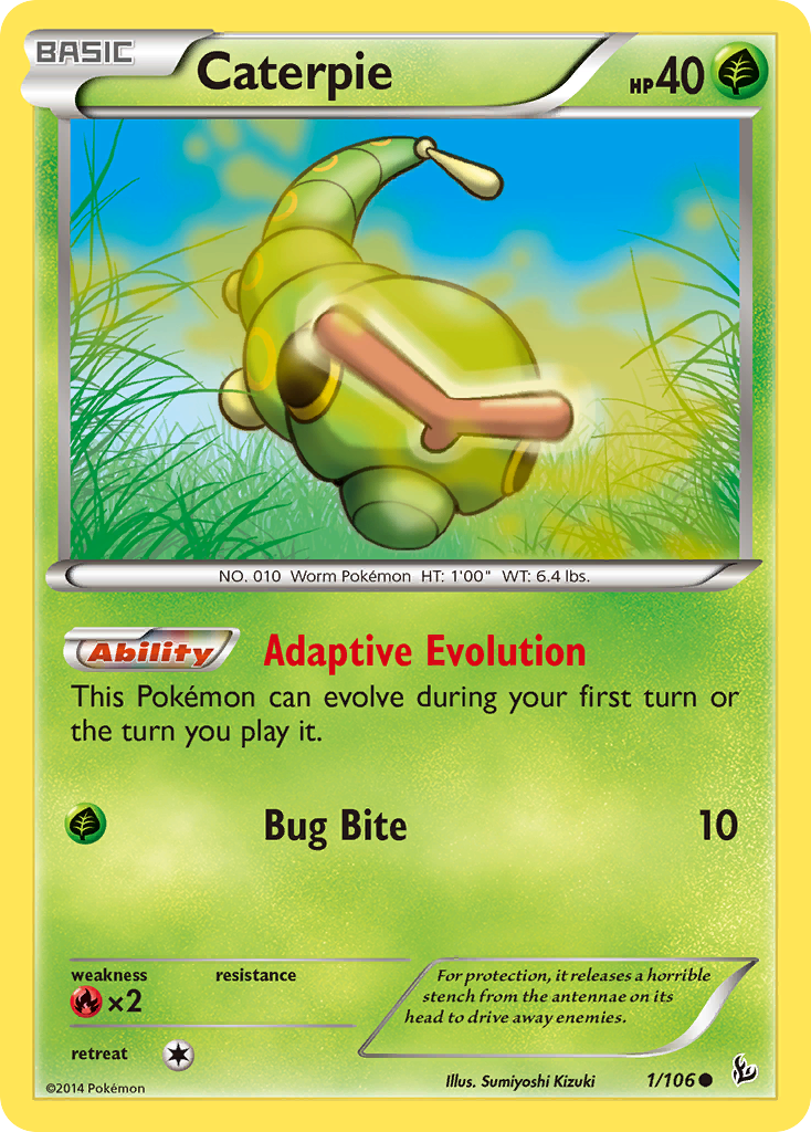 Caterpie (1/106) [XY: Flashfire] | Game Haven TX