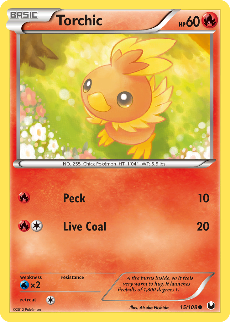 Torchic (15/108) [Black & White: Dark Explorers] | Game Haven TX