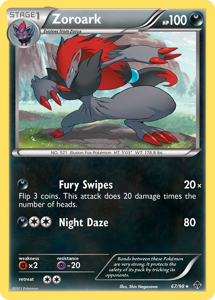 Zoroark (67/98) [Black & White: Emerging Powers] | Game Haven TX