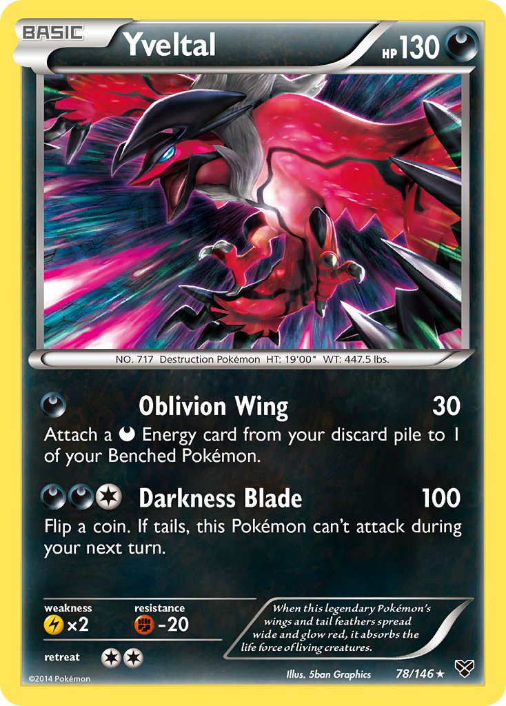 Yveltal (78/146) (Theme Deck Exclusive) [XY: Base Set] | Game Haven TX