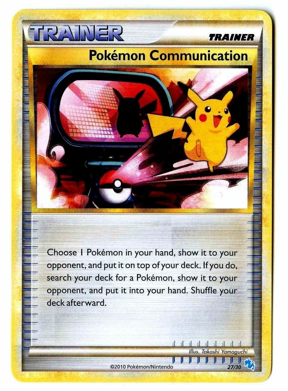 Pokemon Communication (27/30) [HeartGold & SoulSilver: Trainer Kit - Gyarados] | Game Haven TX