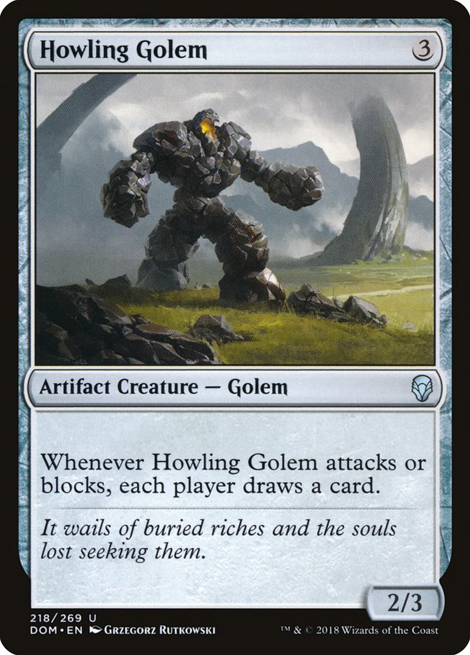 Howling Golem [Dominaria] | Game Haven TX