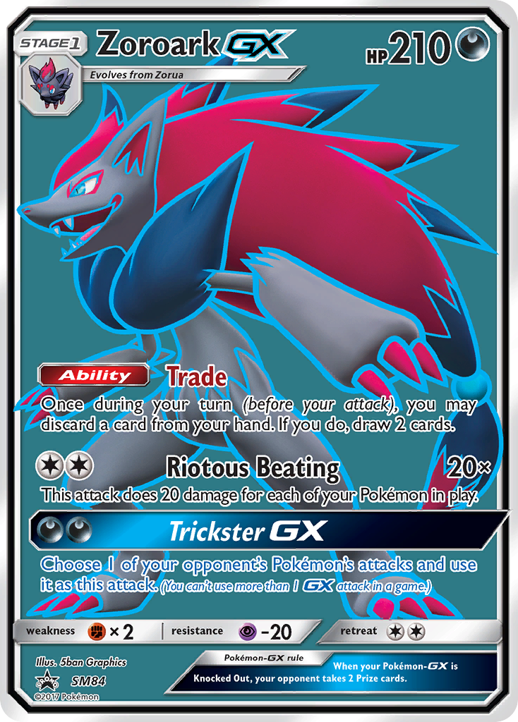 Zoroark GX (SM84) [Sun & Moon: Black Star Promos] | Game Haven TX