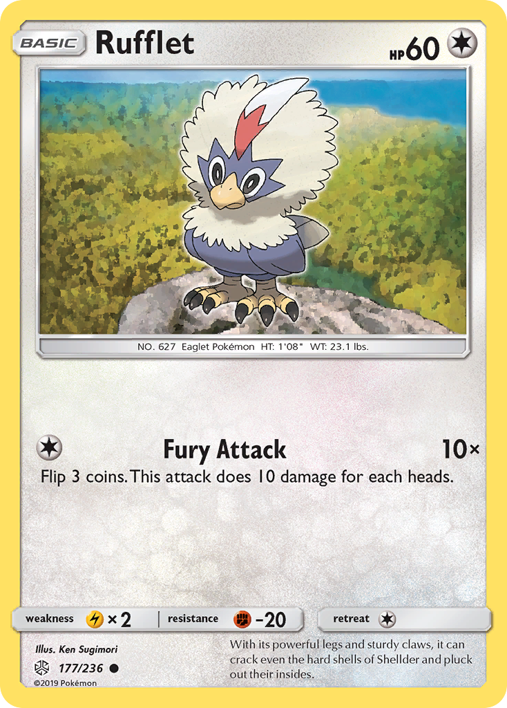Rufflet (177/236) [Sun & Moon: Cosmic Eclipse] | Game Haven TX