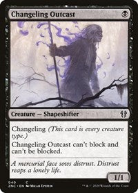 Changeling Outcast [Zendikar Rising Commander] | Game Haven TX