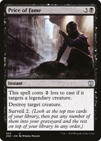 Price of Fame [Zendikar Rising Commander] | Game Haven TX