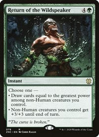 Return of the Wildspeaker [Zendikar Rising Commander] | Game Haven TX