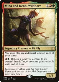 Mina and Denn, Wildborn [Zendikar Rising Commander] | Game Haven TX