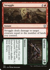 Struggle // Survive [Zendikar Rising Commander] | Game Haven TX