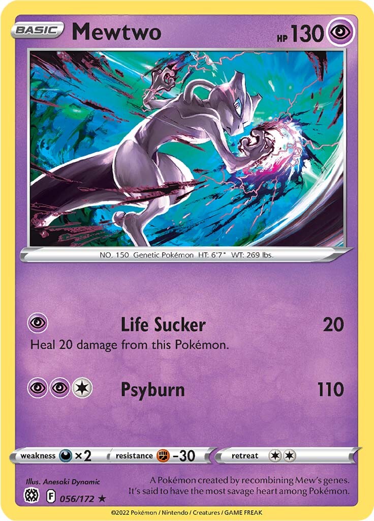Mewtwo (056/172) [Sword & Shield: Brilliant Stars] | Game Haven TX