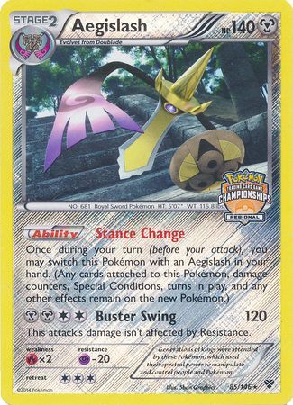 Aegislash (85/146) (Regional Championship Promo) [XY: Base Set] | Game Haven TX
