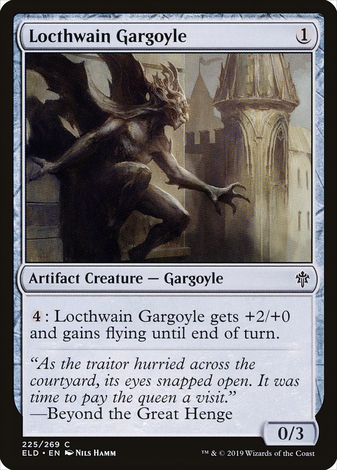 Locthwain Gargoyle [Throne of Eldraine] | Game Haven TX