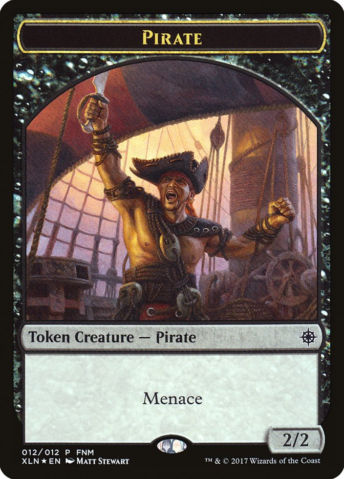 Pirate // Treasure (012) Token [Friday Night Magic 2017] | Game Haven TX