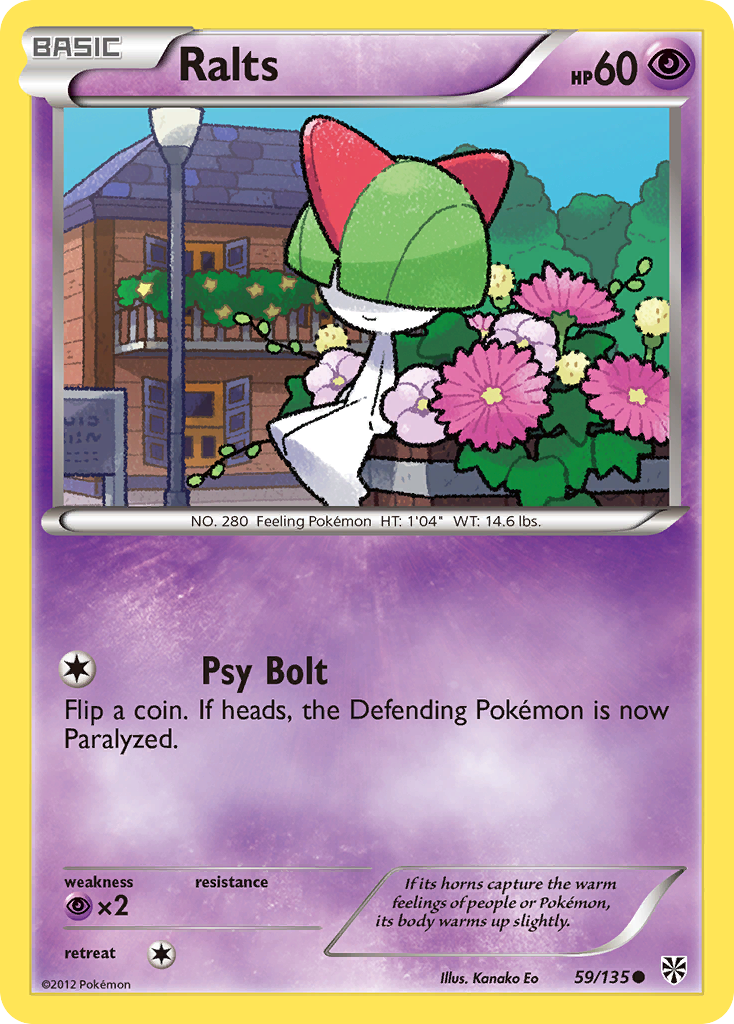 Ralts (59/135) [Black & White: Plasma Storm] | Game Haven TX