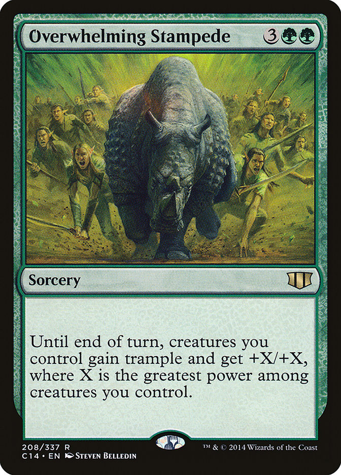 Overwhelming Stampede [Commander 2014] | Game Haven TX