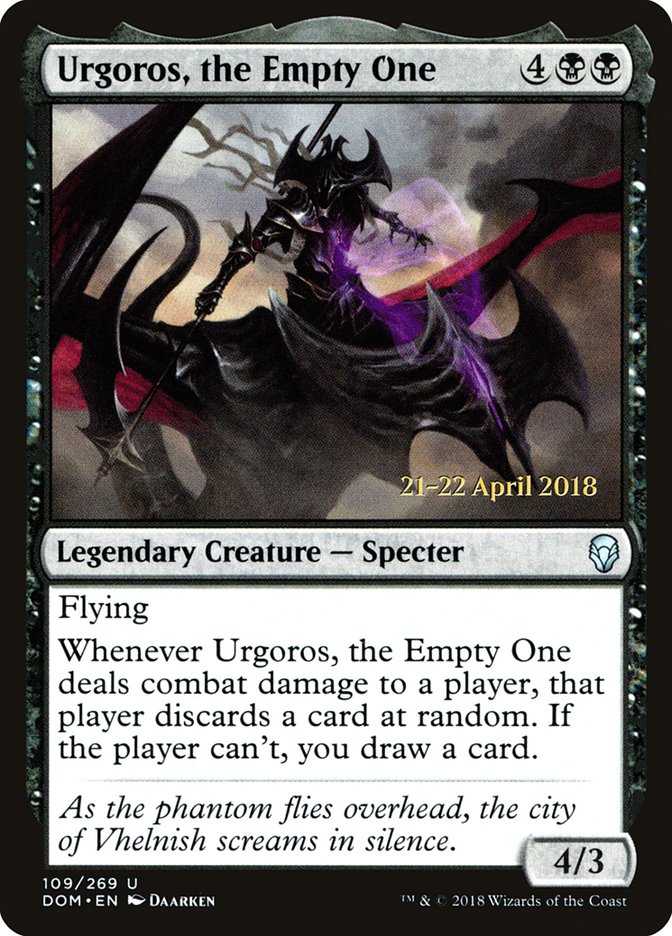 Urgoros, the Empty One [Dominaria Promos] | Game Haven TX