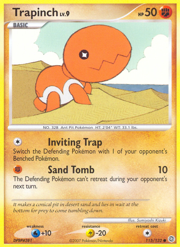 Trapinch (115/132) [Diamond & Pearl: Secret Wonders] | Game Haven TX