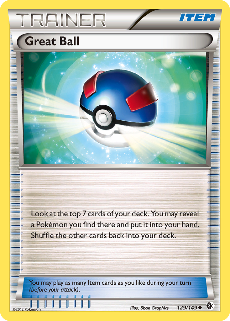 Great Ball (129/149) [Black & White: Boundaries Crossed] | Game Haven TX