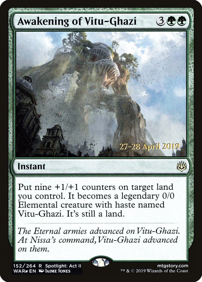 Awakening of Vitu-Ghazi [War of the Spark Promos] | Game Haven TX