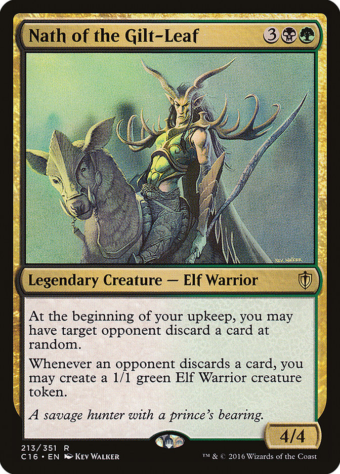 Nath of the Gilt-Leaf [Commander 2016] | Game Haven TX