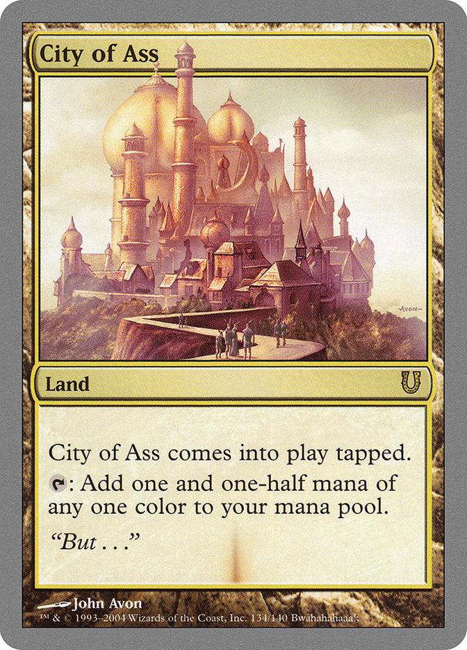 City of Ass [Unhinged] | Game Haven TX