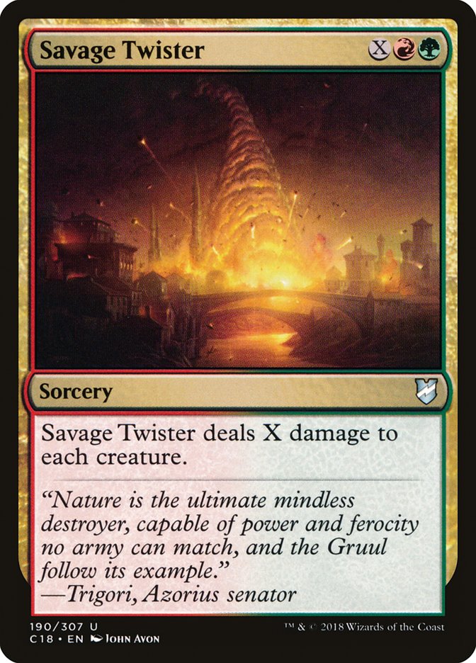 Savage Twister [Commander 2018] | Game Haven TX