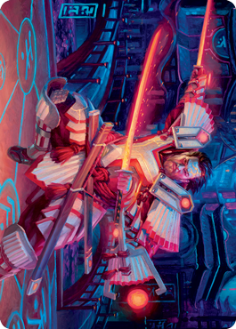 Isshin, Two Heavens as One 1 Art Card [Kamigawa: Neon Dynasty Art Series] | Game Haven TX