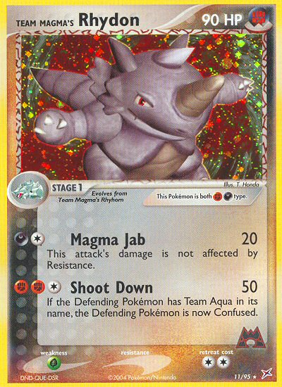 Team Magma's Rhydon (11/95) [EX: Team Magma vs Team Aqua] | Game Haven TX