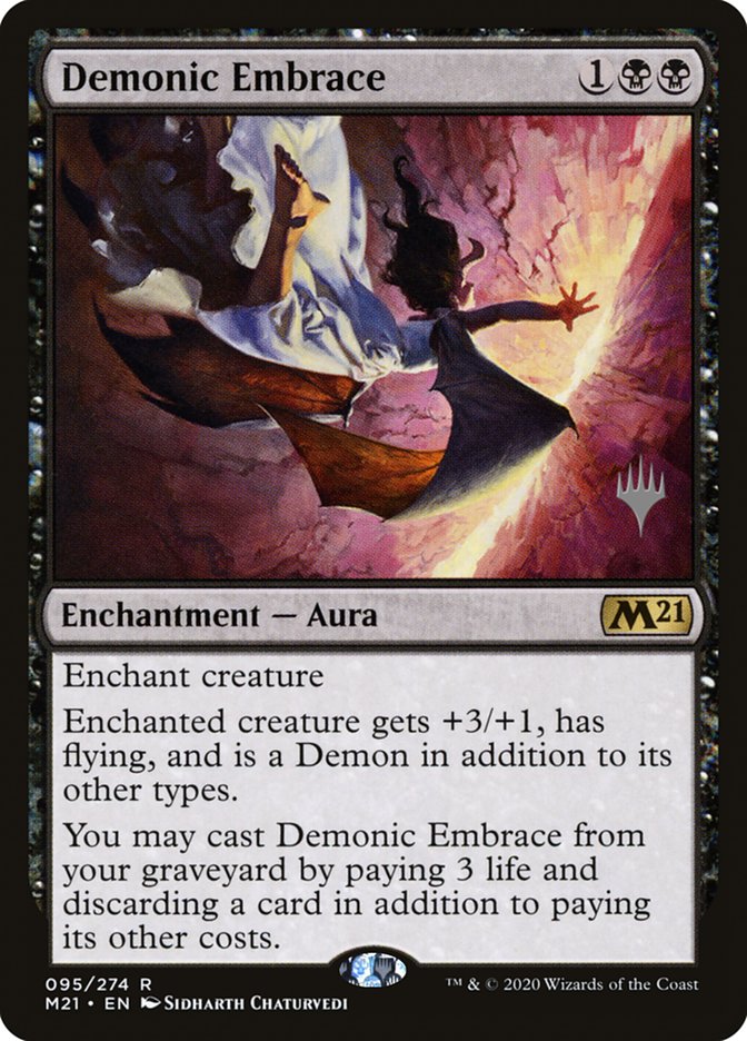Demonic Embrace (Promo Pack) [Core Set 2021 Promos] | Game Haven TX