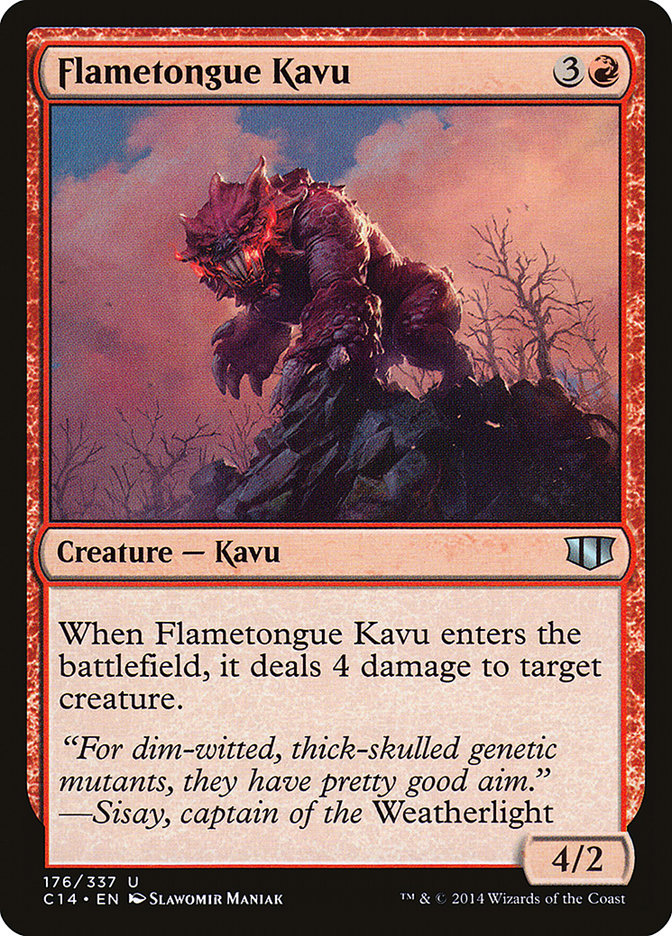 Flametongue Kavu [Commander 2014] | Game Haven TX