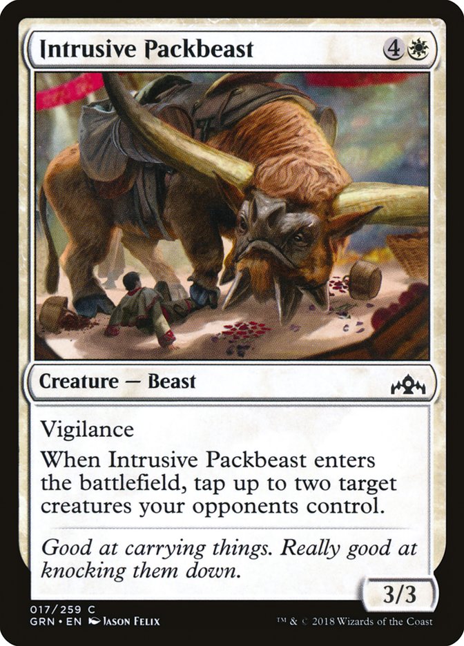Intrusive Packbeast [Guilds of Ravnica] | Game Haven TX