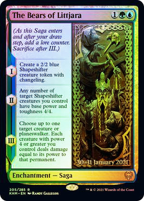 The Bears of Littjara  [Kaldheim Prerelease Promos] | Game Haven TX