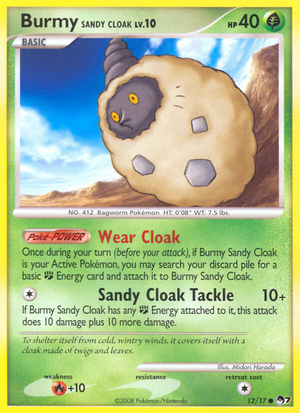 Burmy Sandy Cloak (12/17) [POP Series 7] | Game Haven TX