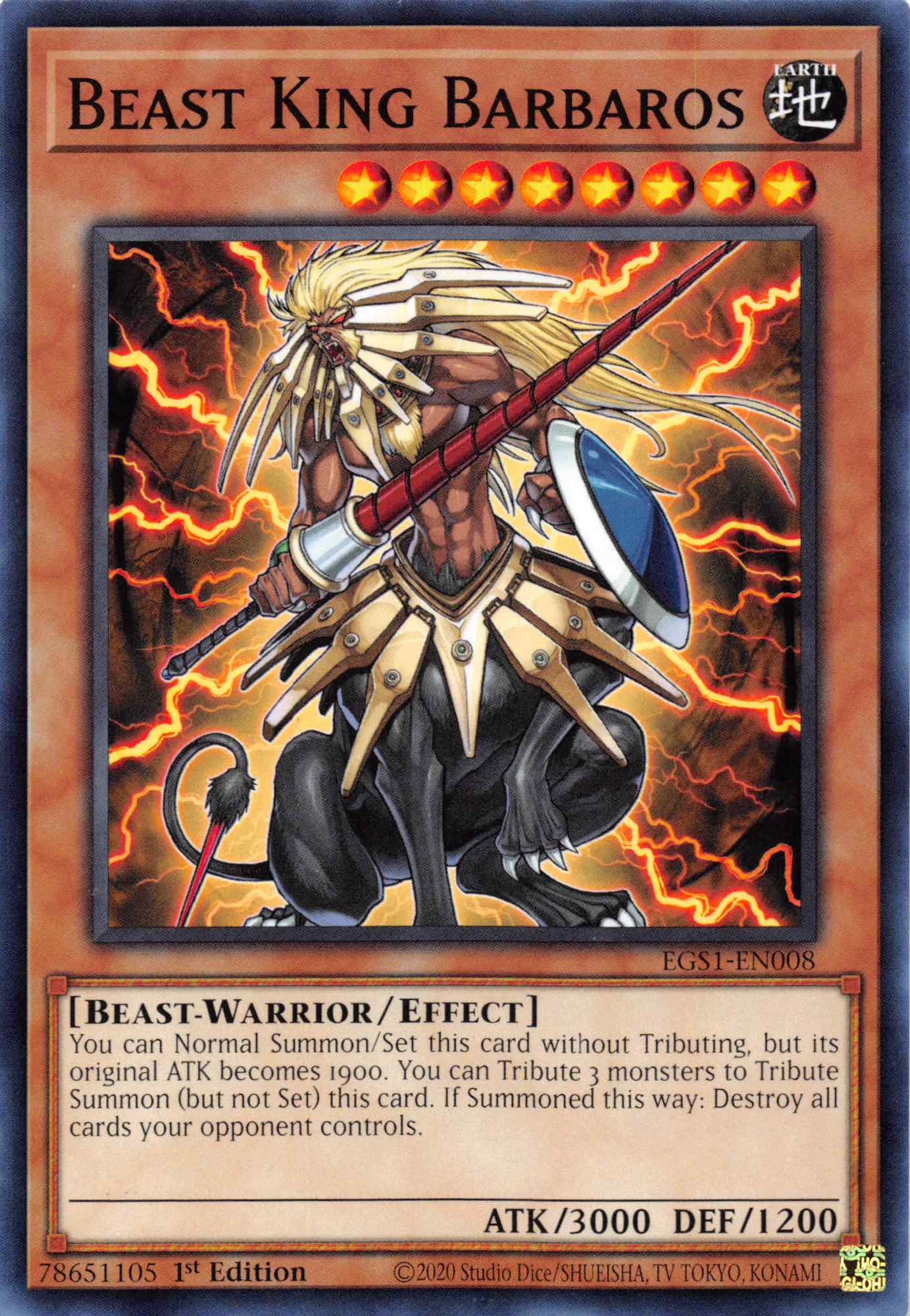 Beast King Barbaros [EGS1-EN008] null | Game Haven TX